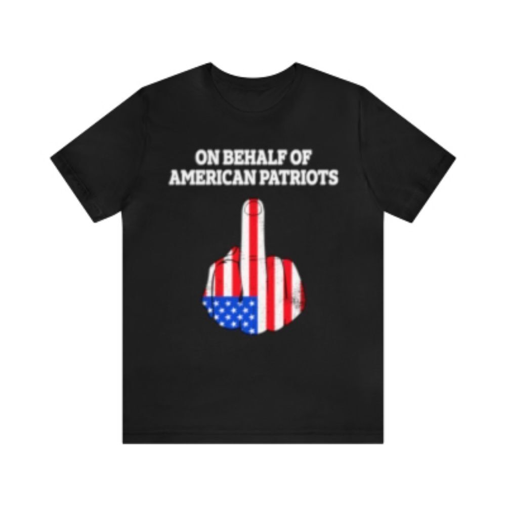 USA Patriotic Middle Finger Shirt Funny Hilarious Shirt Pride